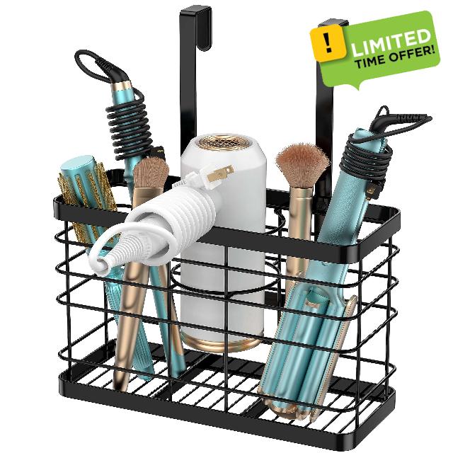Hair Tool Organizer - Blow Dryer Holder /Hair Dryer Holder Cabinet Door