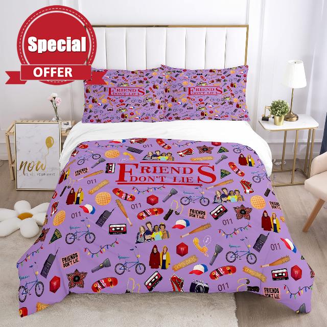 APLOMBOY Teenager Stranger Bed Set Twin