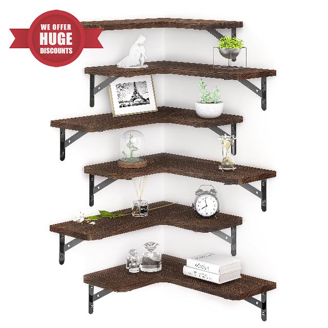 Vidivic Corner Floating Shelves