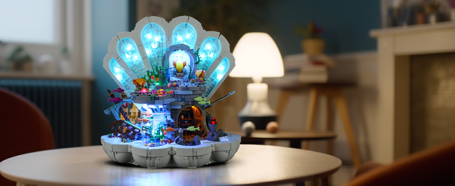 LIGHTAILING Light For Lego 43225 The Little Mermaid Royal Clamshell
