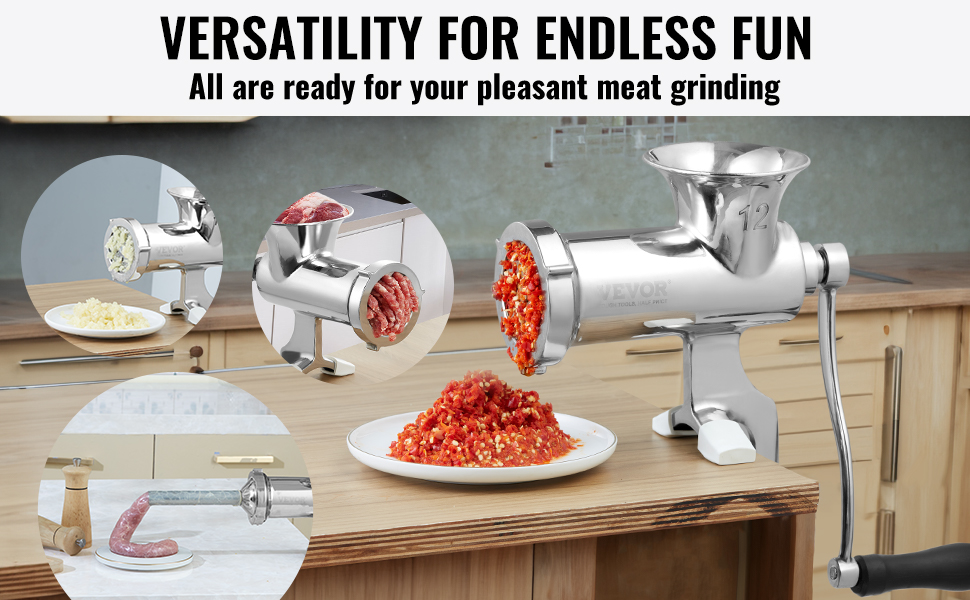 hand operated meat grinder