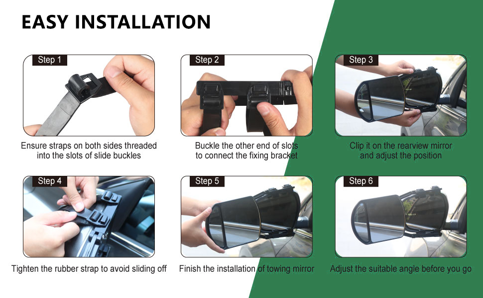 extension mirrors for towing trailer
