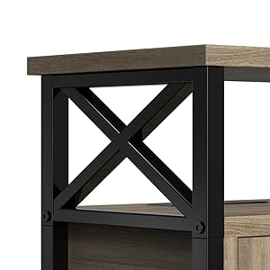 rattan nightstand with Combination Lock
