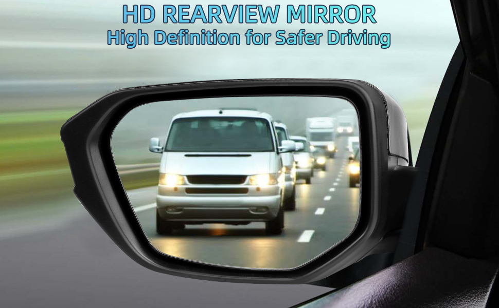 Power Door Mirror Compatible with Honda Civic 2016 2017 2018 2019 2020 2021
