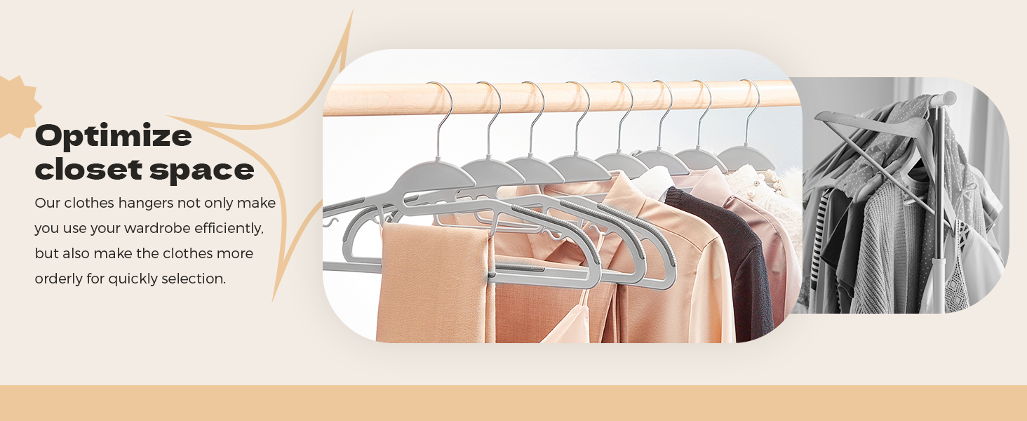 gray plastic clothes hangers 50 pack non slip coat hangers for closet clothes hangers space saving