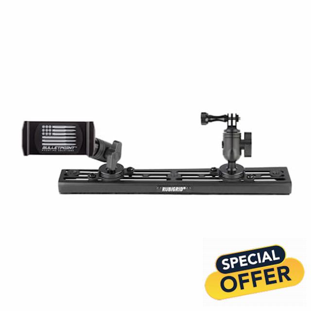 Bulletpoint RubiGrid Metal Dash Tacoma Phone Mount Compatible with 2016-2023 Toyota Tacoma