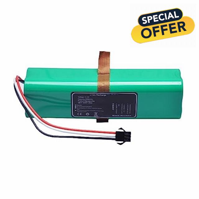 KAMNIK Compatible for Proscenic M7 MAX M8 Pro Coredy L900 L900W L900X Robot Vacuum Cleaner Battery Pack 6000mAh Accessories Parts Replacement