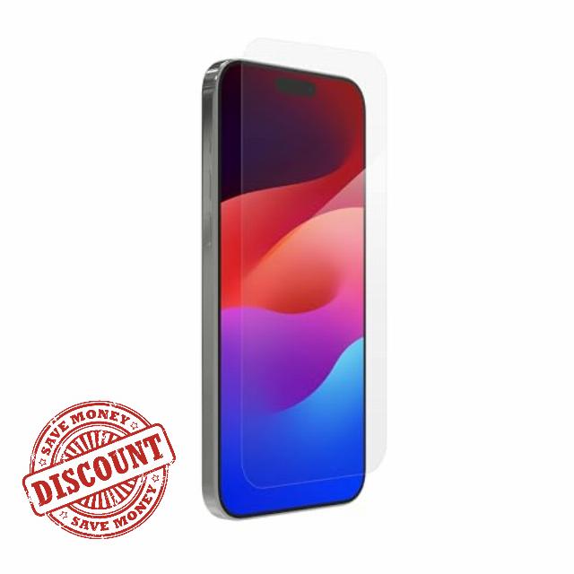 ZAGG InvisibleShield Glass Elite iPhone 15 Pro Max Screen Protector - 5X Stronger with Reinforced Edges