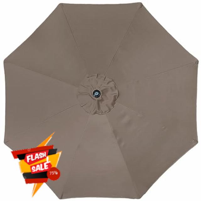 ontheway Patio Umbrella Enhanced Replacement Canopy Market Table 8 Ribs Umbrella Canopy