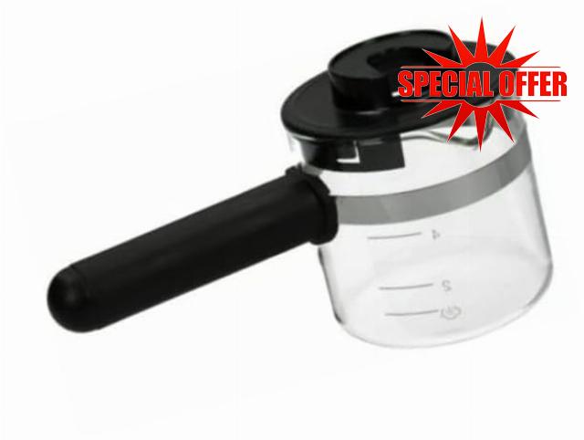 F0274200 Espresso Machine Glass Carafe with Lid For Krups 867