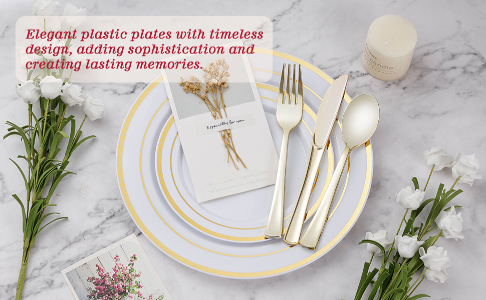 Disposable dinnerware set
