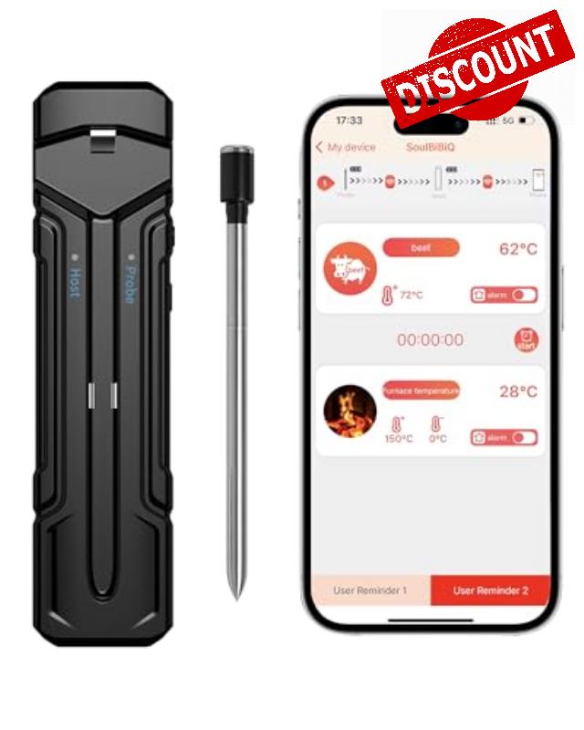 Smart Wireless Meat Thermometer