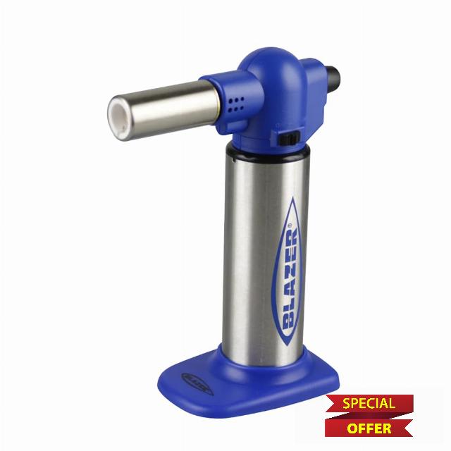 Big Buddy Turbo Torch Table Lighter by Blazer (Blue)