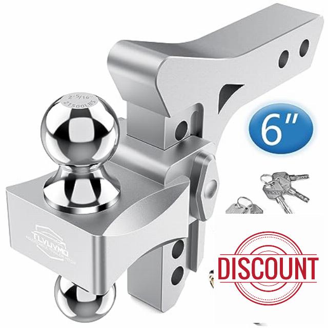 Adjustable Trailer Hitch - Tlvuvmo Drop Hitch Fits 2 Inch Receiver