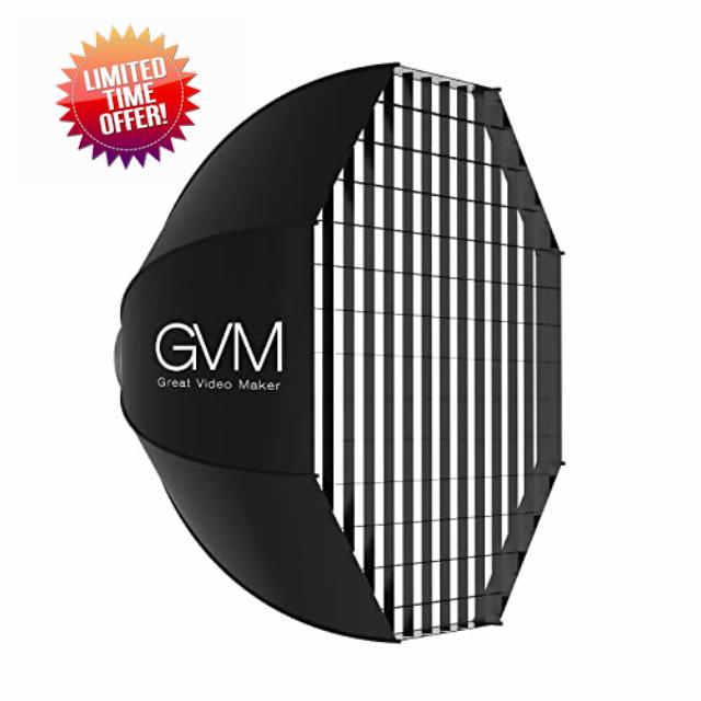 GVM Lighting Soft Boxes Bowens Mount with Honeycomb Grid