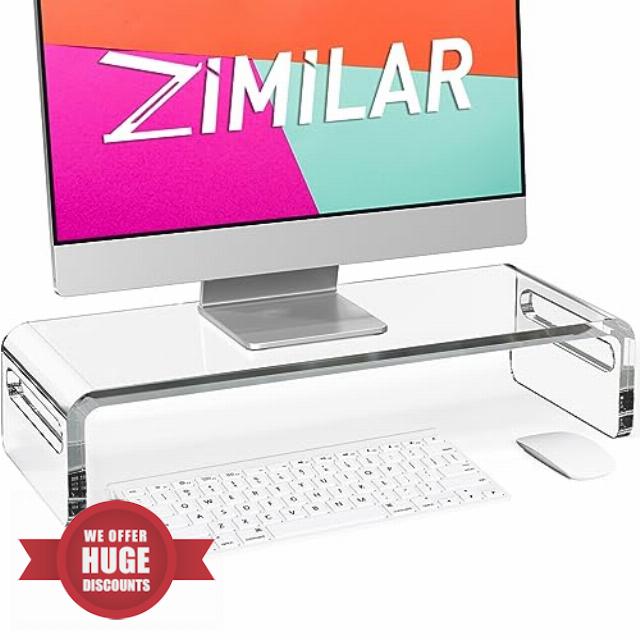 Zimilar 20 inch Large Acrylic Monitor Stand Riser