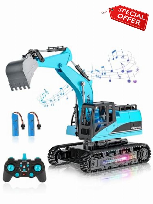 RC Excavator Toy for Kids