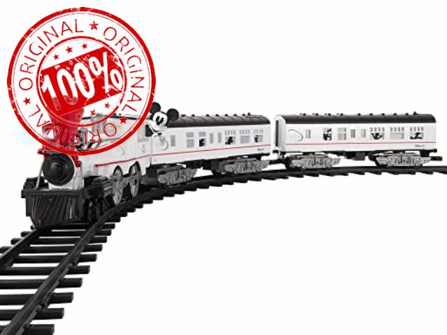 Lionel Disney100 Celebration Ready-to-Play Battery Powered Model Train Set with Remote