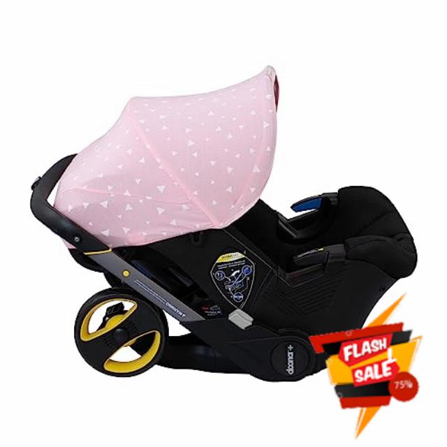 JYOKO KIDS Car Seat Cover and Stroller Compatible with Doona in 100% Cotton (Hood