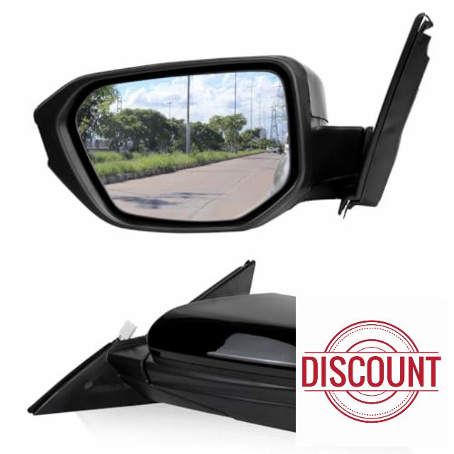 KAKSEY Left Driver Side Power Door Mirror Compatible with Honda Civic 2016 2017 2018 2019 2020 2021