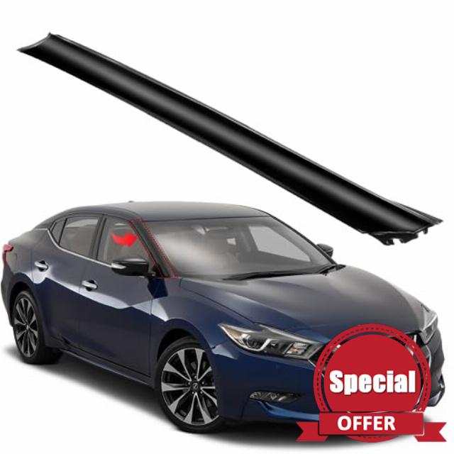 LELEHOKA Outer Windshield A Pillar Trim Panel Molding Compatible withNissan Maxima 2016-2020 Replaces 768369DD0A