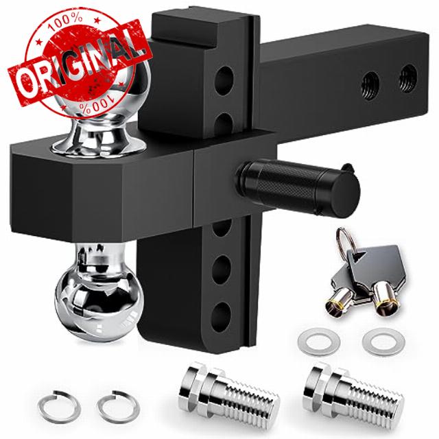 Octomo Adjustable Trailer Hitch - 6" Rise/Drop Hitch