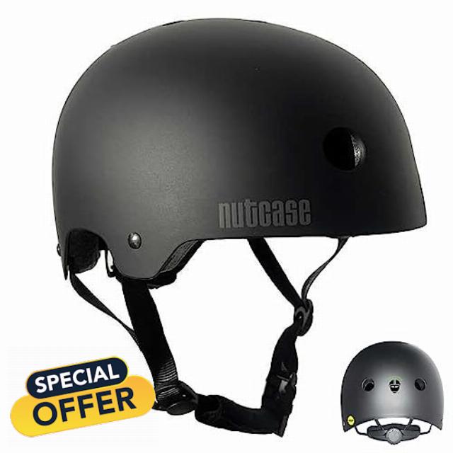 Nutcase Children's Multi-Sport Helmet Adjustable Snap-and-Go Magnetic Buckle System