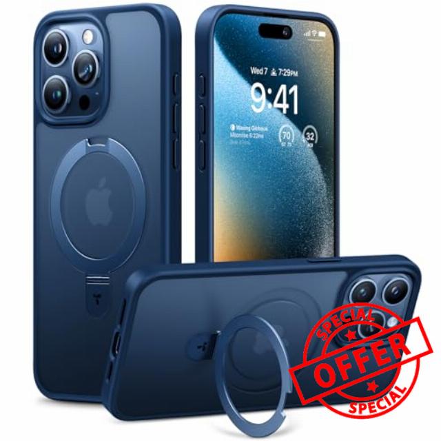 TORRAS Magnetic Stand Designed for iPhone 15 Pro Max Case