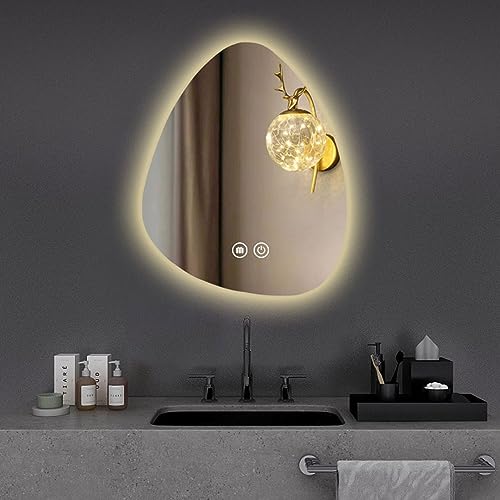 Irregular Teardrop Shape Vanity Mirror
