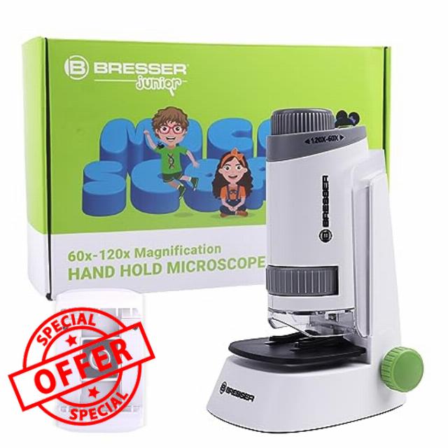 Pocket Microscope for Kids 60x-120x