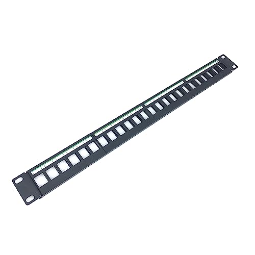 1U 19" Rackmount Housing for Keystone Jacks (4)