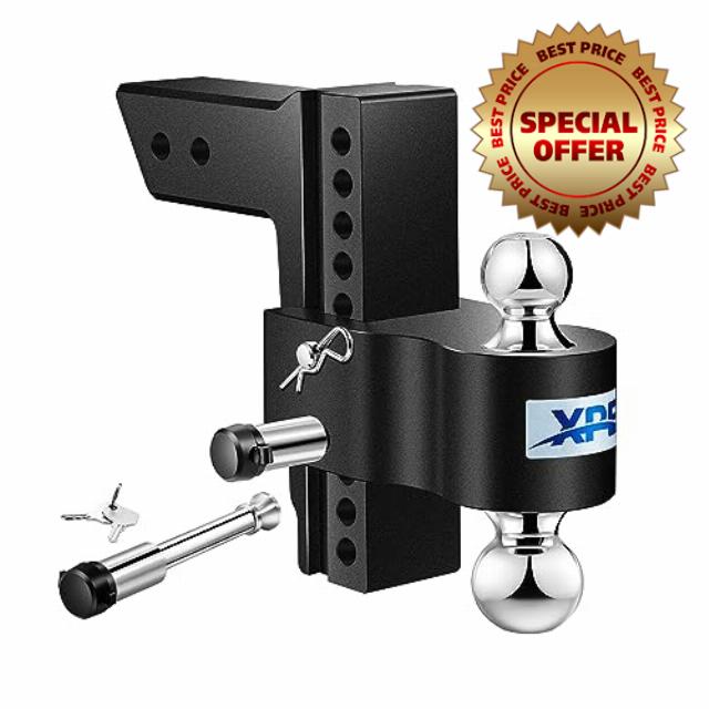 XPE 3.0" Adjustable Trailer Hitch Fits 3" Receiver 8" Drop/Rise