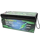 DJLBERMPW LiFePO4 Battery 12V 100Ah Lithium Battery, Built-in BMS, 4000-15000 Deep Cycles Battery...