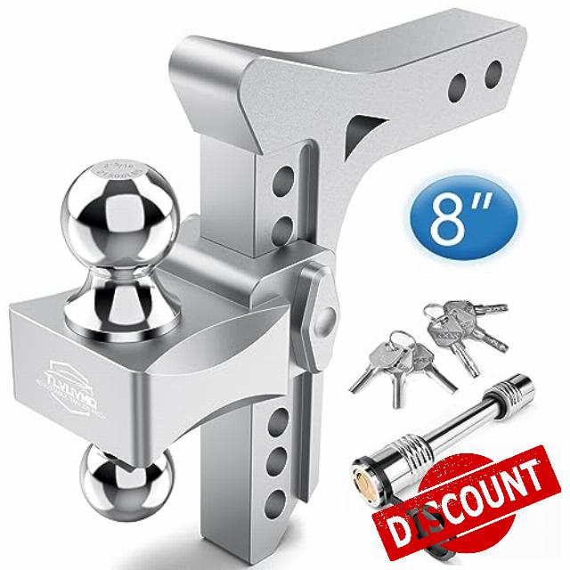 Adjustable Trailer Hitch - Tlvuvmo Drop Hitch Fits 2 Inch Receiver