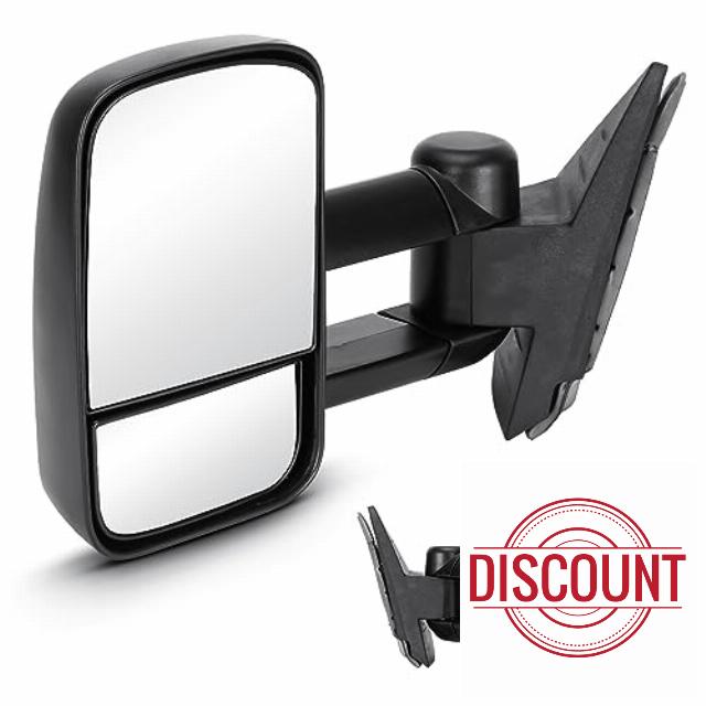 Pair of Towing Mirrors Fit for Chevy/GMC 07-2013 Avalanche Tahoe Sierra Silverado 1500 2500
