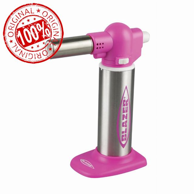 Big Buddy Turbo Torch Table Lighter by Blazer (Pink)