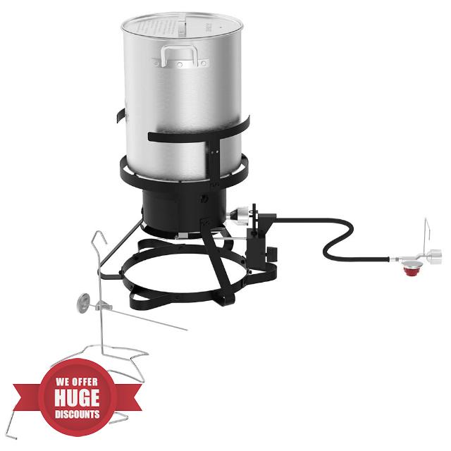 Nexgrill 30 Qt. Aluminum Pot and Lid Propane Turkey Fryer