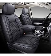 Coverado Wrangler Seat Covers Full Set, Waterproof Leather Seat Cushions Customized for Front and...