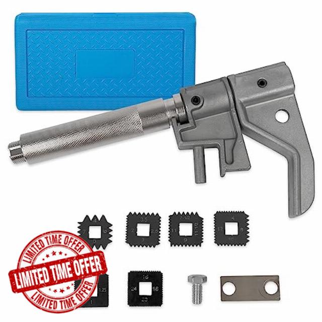 Wztepng Thread Repair Kit 7402 Universal Outside Thread Chaser Use for 1-1/4” to 5” O.D