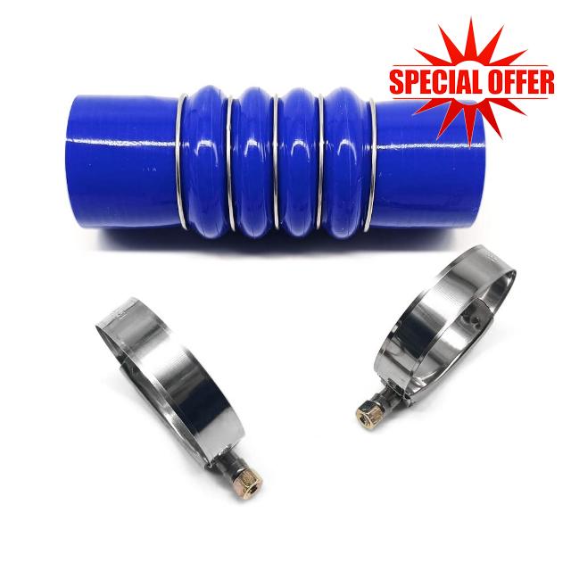 ONEUNIQ Radiator Coolant Hose W/Clamps Fits for Peterbilt & Kenworth F50-6308 28359