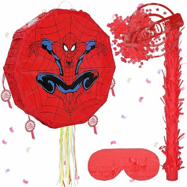 Spider Pinata with Blindfold