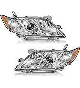 WEELMOTO Headlights Assembly for 2006-2013 Chevy Impala, Headlight Assembly Pair Replacement For ...