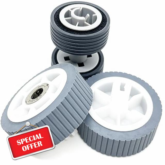 TINTAG PA03656-0001 PA03656-E958 PA03656-E976 Scanner Pickup Pick Roller + Brake Roller Set Compatible with Fujitsu ScanSnap ix500 ix1500 ix1400 ix1600