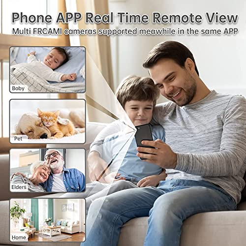 Small Portable Baby Cameras Dog Pet Camera for Indoor Outdoor Black