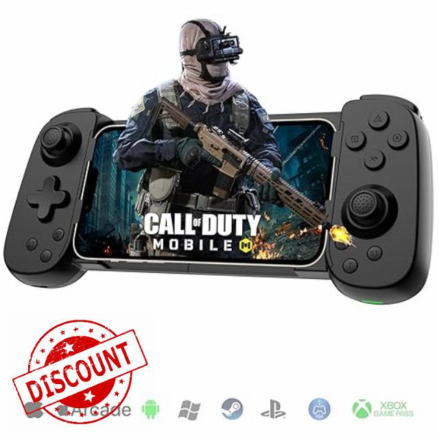 Wireless Controller for iPhone/Android/PC/iPad/Tablet/Appl Arcade MFi Games/Switch/PS4/PS5