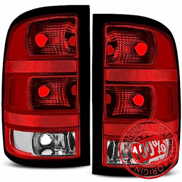 telpo Tail light Assembly Fit For 2007-2013 07 08 09 10 11 12 13 2007 2008 2009 2010 2011 2012 2013 Gmc Sierra 1500 2500HD 3500HD Taillight Driver and Passenger Side