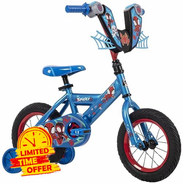Huffy Marvel Spidey and His Amazing Friends 12-inch Blue Boys’ Bike