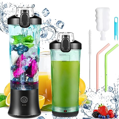 Personal Size Blender for Shakes and Smoothies with 6 Blades