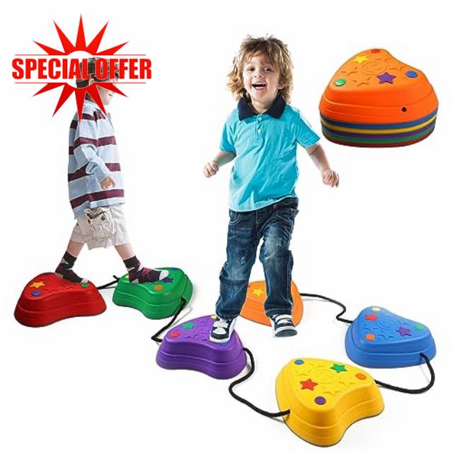 Stackable Balance Stepping Stone Set of Sensory Toy