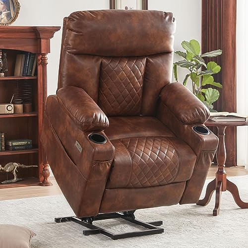 One Touch Reset Electric Power Recliner with Heat and Massage